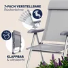 CASARIA® Gartenstühle 4er Set Klappbar 7-fach Verstellbar Produktbild-Vorschau 4