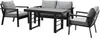 MeXo Gartenmöbelset Aluminium, 4 Personen, Ergonomische Produktbild-Vorschau 15