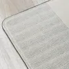 Badteppich Set 2-TLG. Schwarz-Grau - rutschfest & Weich, Produktbild-Vorschau 5
