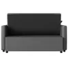 SONNI 140x94x78cm dunkelgraues Doppel-Schlafsofa, Sofa und Produktbild-Vorschau 7