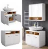 Szafka pod umywalkę Vicco Beatrice Biały 80 x 64 cm, Model Podgląd zdjęcia produktu 2