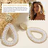 Damen Boho Ohrringe Hängend, Elegant Damen Schmuck, Rosa Produktbild-Vorschau 8