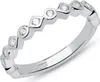 JEWLIX Damenring 925er Sterlingsilber Zirkonia SR0419 Produktbild-Vorschau 1
