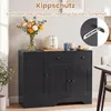 COSTWAY Küchenschrank, Sideboard auf Rollen, Buffetschrank Produktbild-Vorschau 6