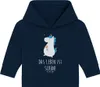 Mr. & Mrs. Panda Organic Baby Hoodie Einhorn Spaziergang Produktbild-Vorschau 1