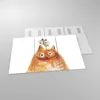 Bilder auf glas - 3 Teile - Katze Maus Kinder - 165x110cm - Produktbild-Vorschau 2