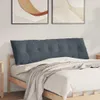 vidaXL Rückenkissen Dunkelgrau 160 x 50 cm Cordstoff Produktbild-Vorschau 2