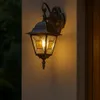 BRILLANTE applique classica da esterno JANEL | nero/oro | Anteprima dell’immagine prodotto 5