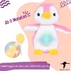 Pingouin Doudou aide bébé à s'endormir avec lumière Voir les images du produit 4