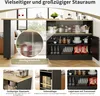 MODFU Bartisch 360° drehbarer Esstischmit Ablageflächen und Produktbild-Vorschau 5