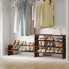 COSTWAY, scaffale per scarpe in legno, organizer per Anteprima dell’immagine prodotto 7