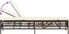 vidaXL Sonnenliege mit Auflage Braun Poly Rattan Produktbild-Vorschau 7
