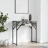 vidaXL Konzolový stolek s policí šedý Sonoma 75x30x75cm Náhled obrázku produktu 2