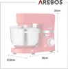 AREBOS kuchynský robot 1500W, kuchynský robot, hnetač s 2x Náhľad obrázku produktu 11