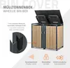 ML-Design Mülltonnenbox 4er für 4 Tonnen 240L 264x80x116,3 Produktbild-Vorschau 2