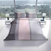 Mikrofaser Bettwäsche 155x220cm 2-teilig Set Grau Rosa Weiß Produktbild-Vorschau 2