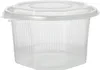 Verpackungsbecher mit Klappdeckeln, PP 8-eckig 1 l 8,3 cm x Produktbild-Vorschau 4