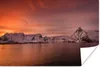 MuchoWow® Poster Surfen bei Sonnenuntergang 60x40 cm - Produktbild-Vorschau 2