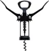 Cavatappi per vino in metallo nero 16 cm Anteprima dell’immagine prodotto 3