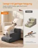 FEANDREA Hundetreppe 3 Stufen Hunderampe für Kleine Hunde Produktbild-Vorschau 3