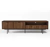 AX LIVING Nordiva TV Lowboard 200 cm Warmia Walnut Holz TV Produktbild-Vorschau 2
