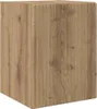 vidaXL TV-Wandschrank 2 stk. Kunsthandwerk Eiche Produktbild-Vorschau 5