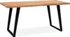 FineBuy Schreibtisch 180 cm Akazie Massivholz / Metall Produktbild-Vorschau 6