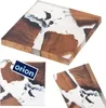Orion | Untersetzer Aus Holz - 8x8 Cm - Akazienholz - Produktbild-Vorschau 6