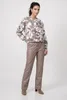 Monari GmbH Sweatshirt taupe gemustert 38 Produktbild-Vorschau 6