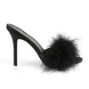 CLASSIQUE-01F Damen Slipper von Fabulicious, Schwarz  , EU Produktbild-Vorschau 5