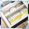 EDIBAZZAR | Séparateurs de tiroirs, blancs, réglables, lot Voir les images du produit 8