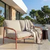 Aluminium-Gartenbank MCW-O11, Outdoor 2-Sitzer Sitzbank Produktbild-Vorschau 1