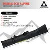 A black ski bag with the brand logo and text details. Produktbild-Vorschau
