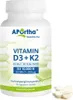 Vitamin D3 10.000 IE + Natto Vitamin K2 MK-7 200 µg - 365 Produktbild-Vorschau 1