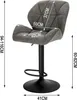 WOLTU 2er-Set Barhocker höhenverstellbar, drehbar, Produktbild-Vorschau 7
