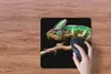 MuchoWow® Mauspad Mousepad Chamäleon - Zweig - Grün 30x30 Produktbild-Vorschau 3