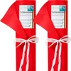 Sensalux Tischdeckenrollen-Set, 2 Stück, 1m x 25m Rot Produktbild-Vorschau 1