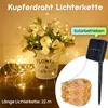 Solar Kupferdraht Lichterkette 22m, 200 warmweisse LEDs, Produktbild-Vorschau 3