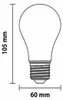 2er-Set Sensorlampe | 2,3W | 2500K warmweiß | E27 | Produktbild-Vorschau 3