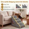 KOMFOTTEU Hundetreppe, Hunderampe aus hochdichtem Produktbild-Vorschau 3