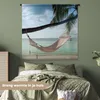 MuchoWow® Wandteppich Wandbehang Palme - Hängematte - Produktbild-Vorschau 4
