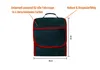 Kleine Auto-Organizer-Tasche, Schwarz-Rot, Produktbild-Vorschau 4