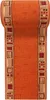 Tapiso Läufer Anti Rutsch Modern Orange Rot Wohnzimmer 80 x Produktbild-Vorschau 5