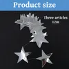 3 Stücke Silber Papier Girlande, Sternen Hängende Party Produktbild-Vorschau 4