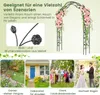 COSTWAY Rosenbogen halbrund, Gartenbogen Metall für Produktbild-Vorschau 6