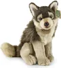 Lupo di peluche seduto 28 cm ECO-FRIENDLY Anteprima dell’immagine prodotto 10