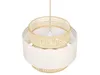 BELIANI Hängelampe beige / natürlich Baumwolle Rattan Boho Produktbild-Vorschau 5