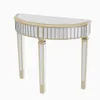 A mirrored console table with a half-round top and three legs, presented on a white background. Produktbild-Vorschau