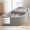 KiddyMoon 90x30cm/200 ballons ∅ 7cm Triangle Ballons en Voir les images du produit 3