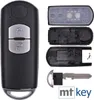 Auto Smartkey Funk Schlüssel Gehäuse 2 Tasten kompatibel Produktbild-Vorschau 1
